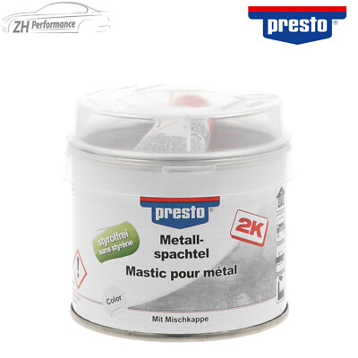 presto Metallspachtel Spachtelmasse 2K Polyester Metall Füllspachtel 250g