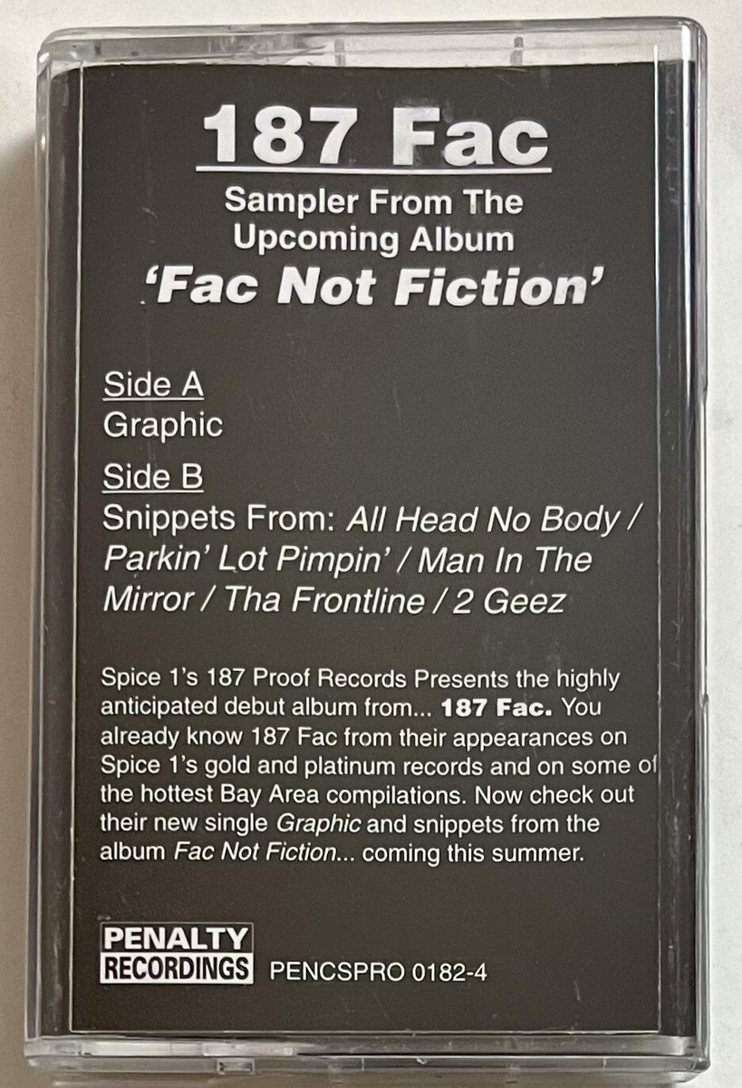 187 Fac Not Fiction レコード 【公式通販】