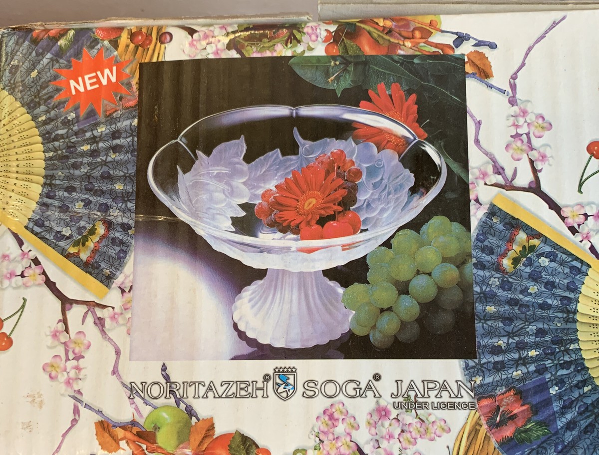 Japan Soga Noritazeh Brand Glass Fruit Bowls Brand New | eBay