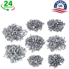 For Tonka 1/8" Diameter Super Assortment Toy Parts Semi Tubular Rivets 800 Piece