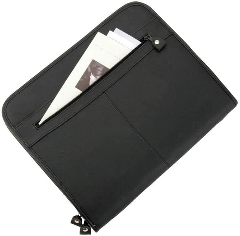 Alassio 30042 - Reißverschlussmappe Milano, DIN A4, 36 x 29 x 5 cm, schwarz