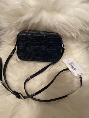stina croc effect camera bolsa