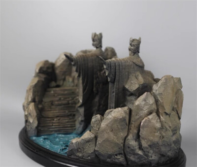 Gates of Argonath Gates of Gondor Statue Model The Lord of the
