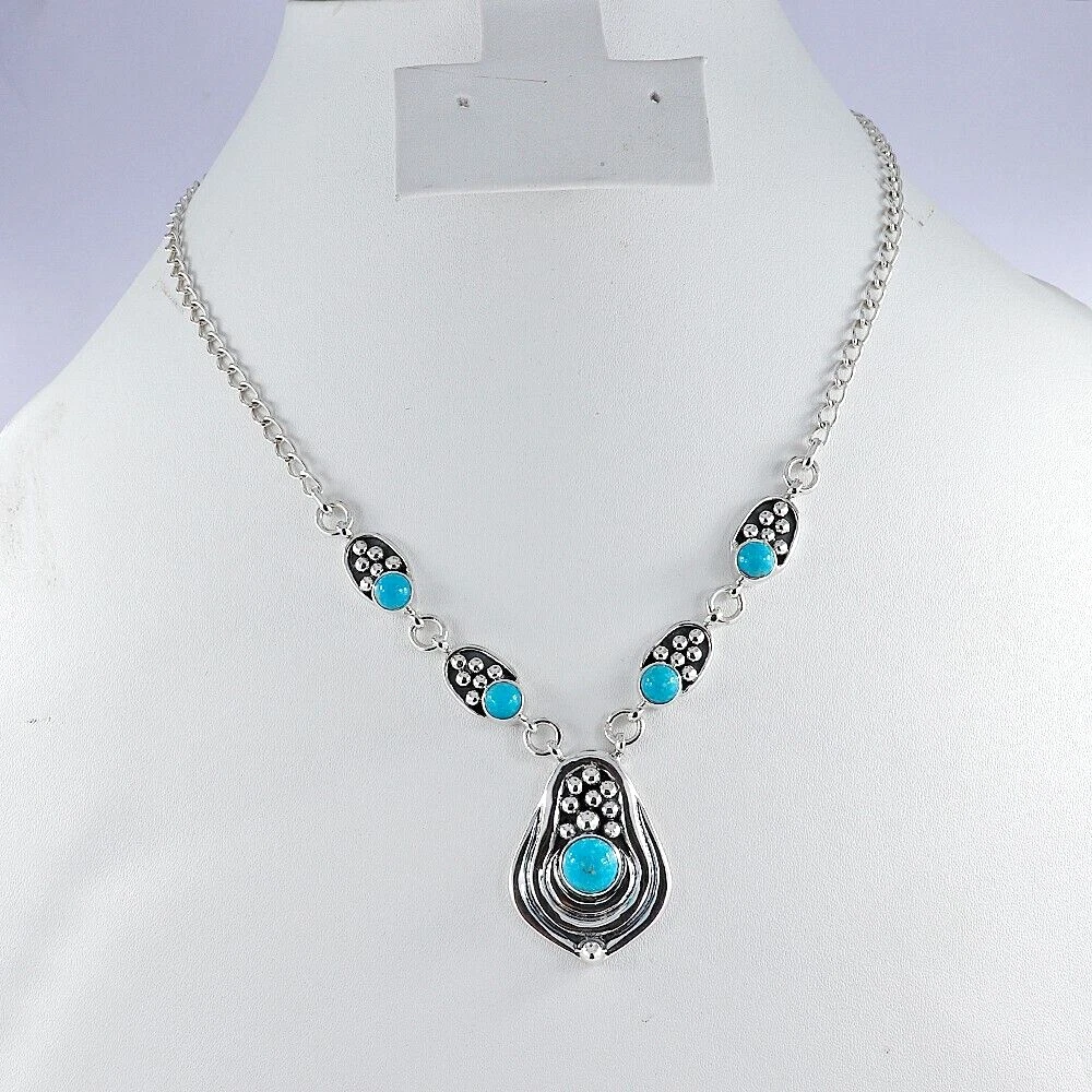 Mexican turquoise hotsell necklace