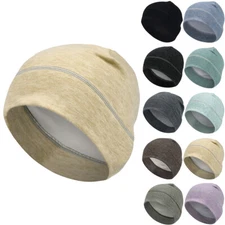 Winter Cycling Skull Cap Helmet Liner Thermal Fleece Beanie Hat for Men Women