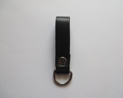 BULLHIDE LOOPS KEY RINGS D CLIPS CARABINERS SAM BROWNE UTILITY TOOL LEATHER BELT - Picture 1 of 6