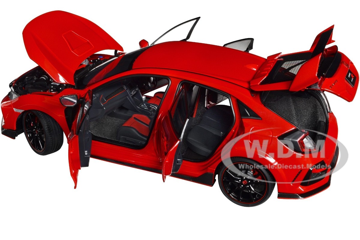 ミニカー AUTOart Honda CIVIC TYPE R FK8 Flame Red 2021 Honda Civic Type R (FK8) RHD (Right Hand Drive) Flame