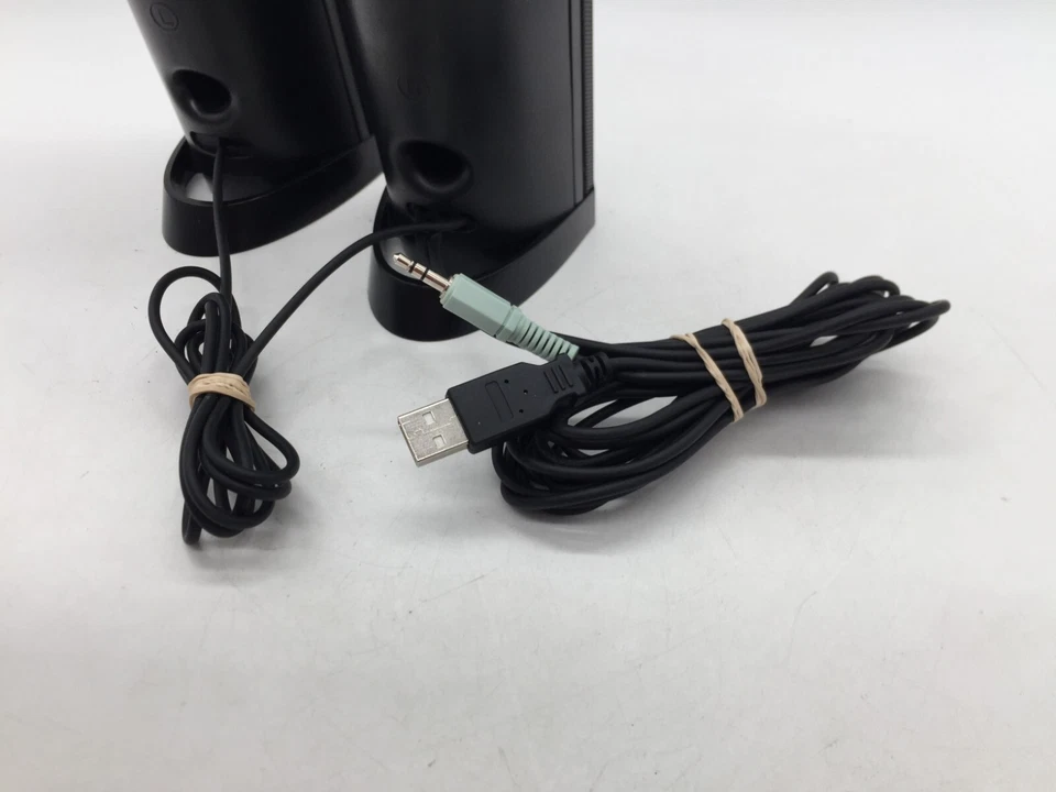 Black Dell AX210 USB Powered Multimedia Speaker System FREE SHIPPING - Image 4 of 4