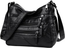 Ladies Shoulder Bags Soft PU Leather Crossbody bag for Women Travel Daily Use UK
