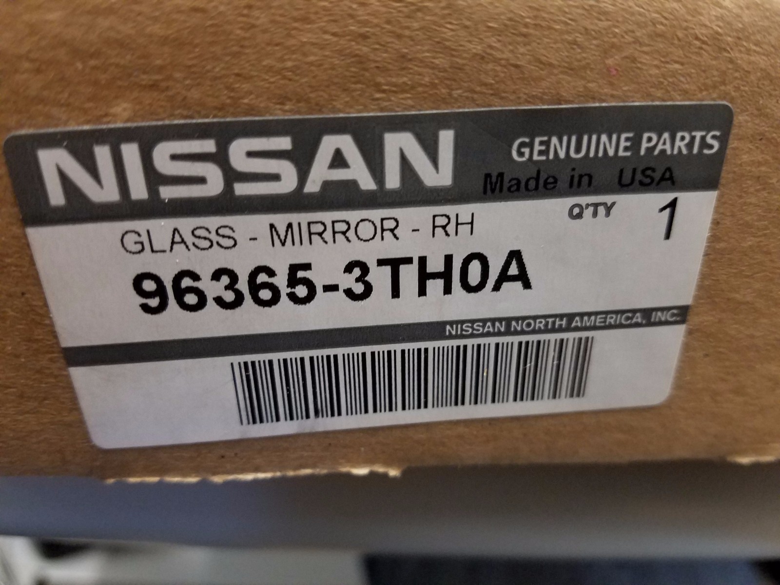 NEW OEM NISSAN 20132017 ALTIMA RH(PASSENGER SIDE) MIRROR GLASS eBay