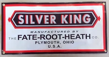 SILVER KING TRACTOR -  BANNER- 48” X 24”