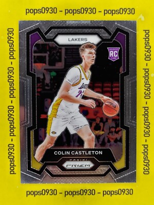 Colin Castleton, Los Angeles Lakers, 2023, Prizm, rookie, #287