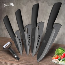 Kitchen Chef Knives Knife Set 3 4 5 6" White Ceramic Zirconia Blade Cook Utility