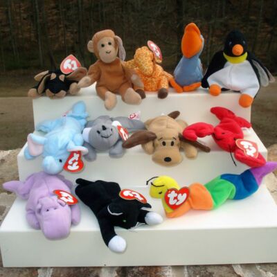 McDonalds Happy Meal-Ty Beanie Babies 1998 Complete Set Of 12- New