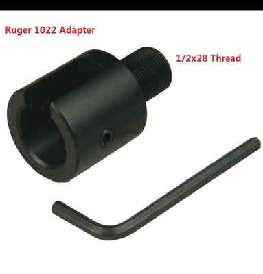 #ad Ruger 1022 10 22 Thread Barrel Adapter 1 2 28 1 2quot;x28 $12.88