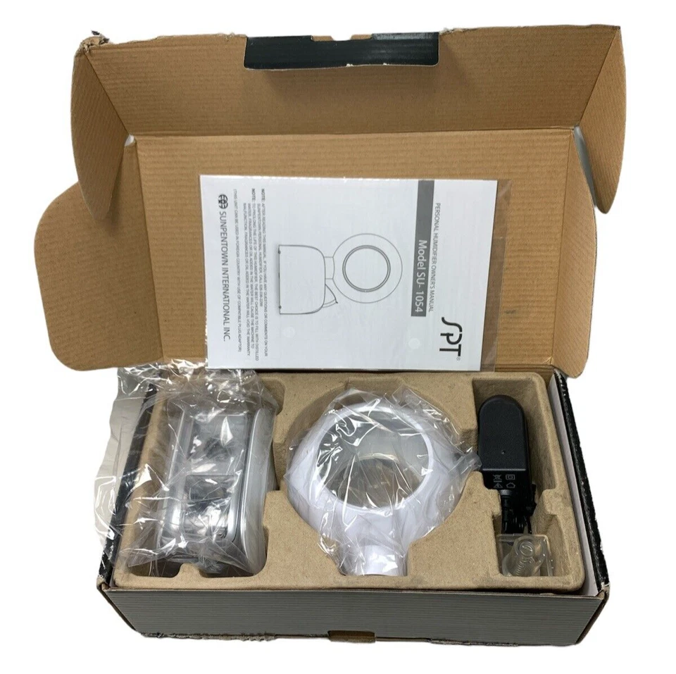 * SPT Ultrasonic Cool Mist Humidifier Re-Fillable Water Bottle LED Indicator - Image 3 of 4