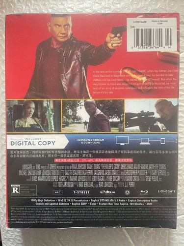 The Killer's Game (2024) Film Action Movie 1 Disc BD All Region Sealed Boxed - Picture 2 of 3