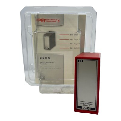 PR Electronics 2285 Loop Powered Isolator Inp.:0/4..20mA Out.:0/4...20mA 0-2,1V