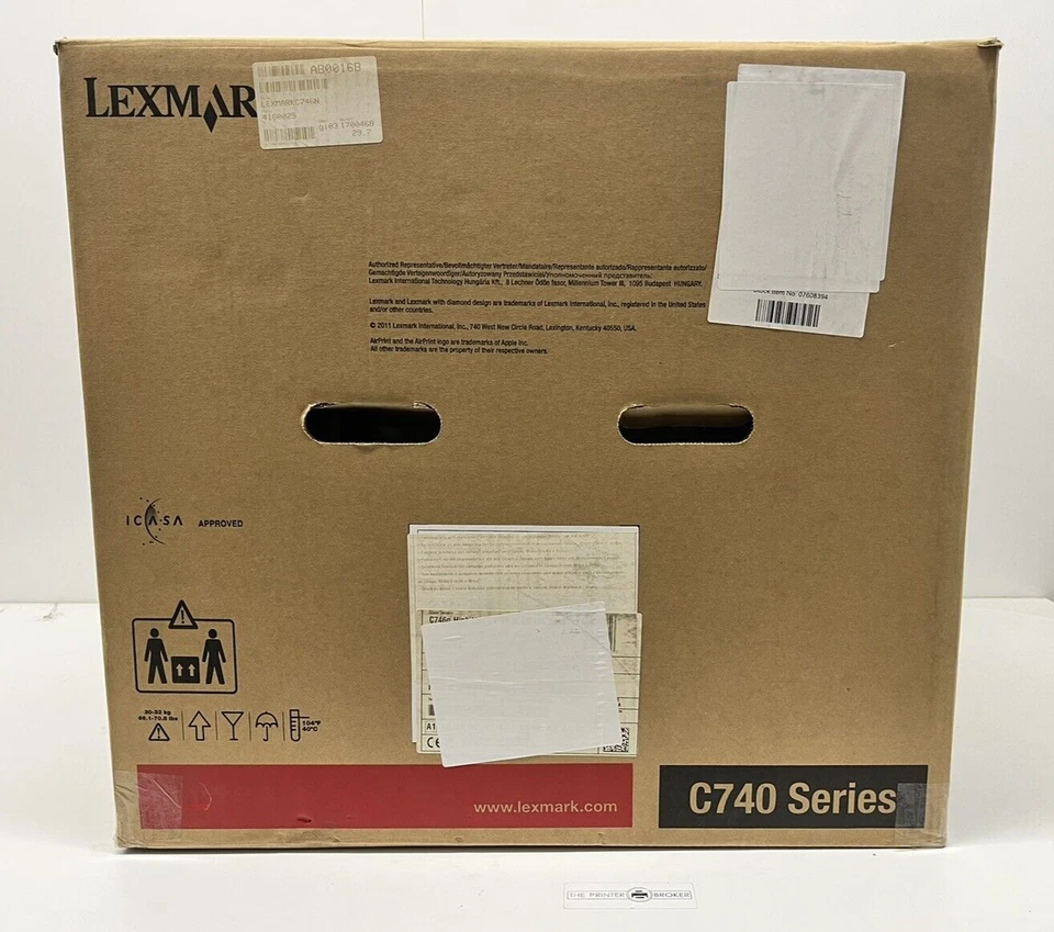 Lexmark C746N A4 Colour Laser Printer 41G0025 - Image 3 of 4