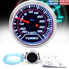 Universal Car 52mm 2" Turbo Boost Gauge Pressure Vacuum Meter Dial Psi LED Light
