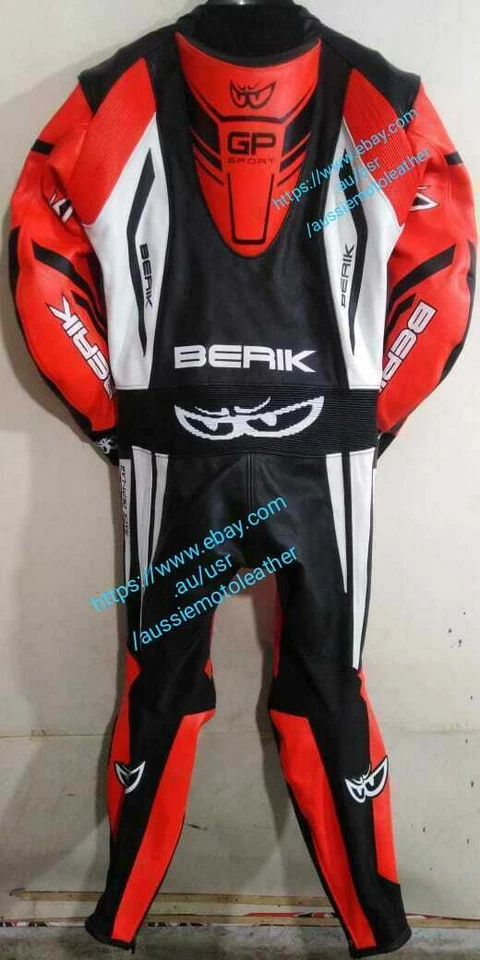 MOTOGP SUIT MOTORBIKE LEATHER SUIT MOTORCYCLE LEDER BIKERS BIKE CE PROTECTION - Image 2 of 4