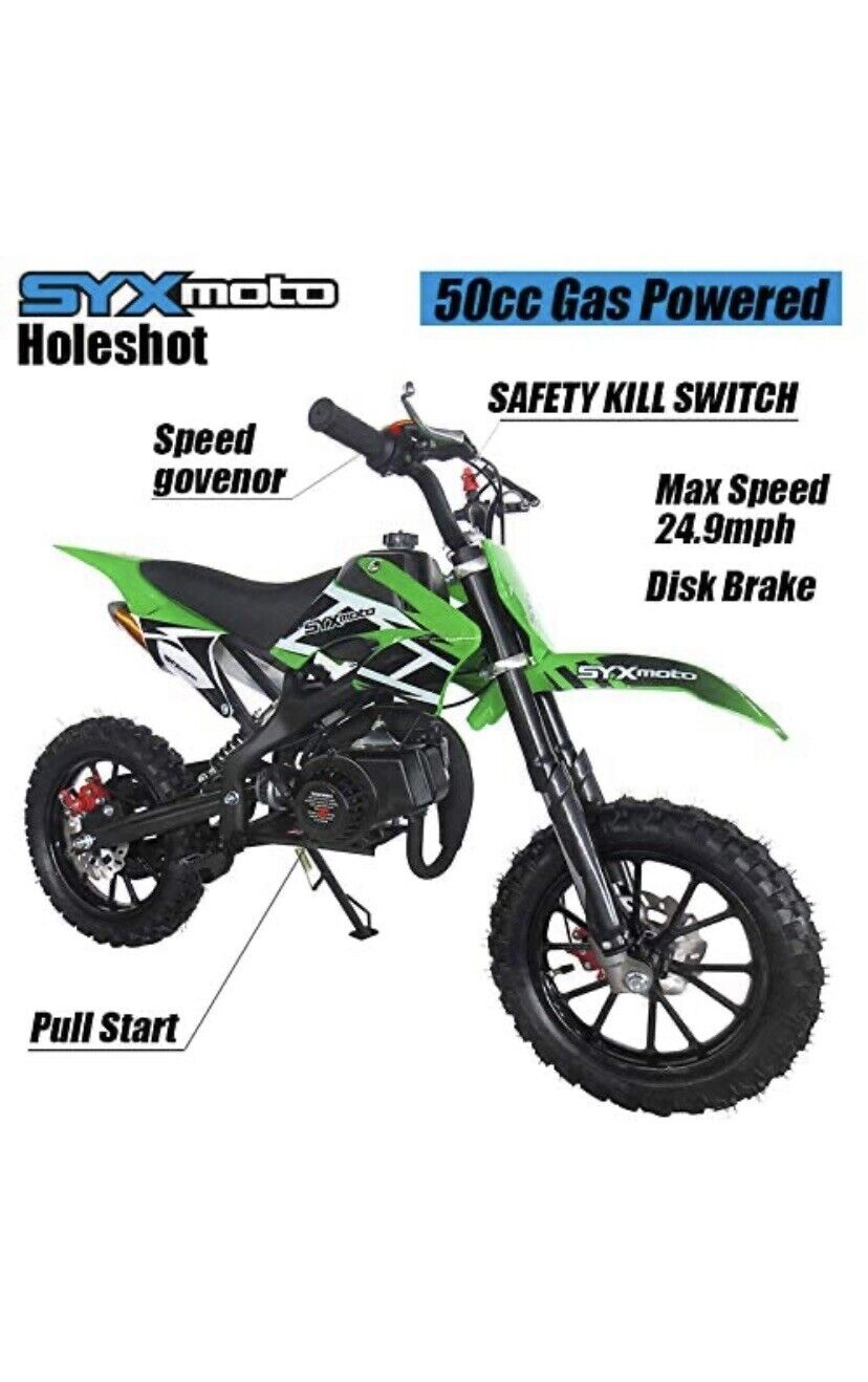 SYX Moto Holeshot 50cc Kid's Dirt Bike