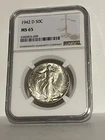 1942-D MS65 Walking Liberty Half Dollar - Graded By NGC *