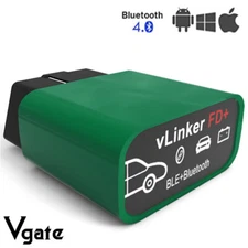 Vgate vLinker FD Plus OBD2 Adapter Bluetooth BLE Scanner FORScan for iOS Android