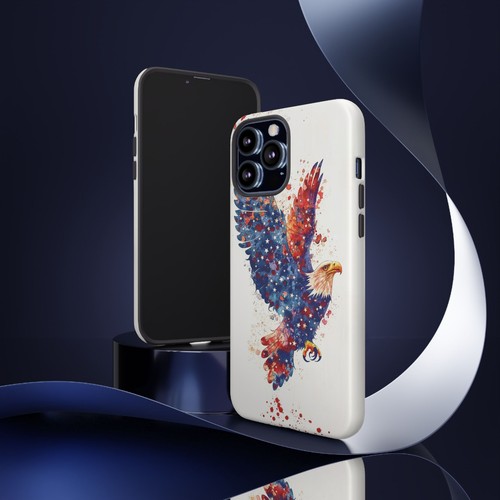 Bald Eagle USA Stars - Phone Ink Case for iPhone, Galaxy, Pixel - Picture 105 of 281