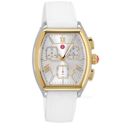 MICHELE Releve Womens Two-Tone Chronograph Watch Gold Silver  display picture 1