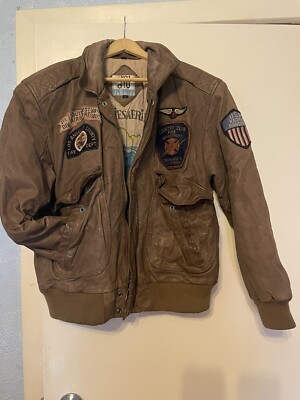 ジャケット・アウター 80s Vtg A-2 real leather bomber jacket R 80s vtg A-2 real leather bomber jacket l