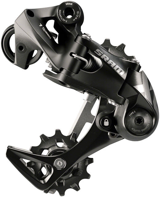 SRAM X01 DH Rear Derailleur - 7-Speed, Short Cage, Black, with