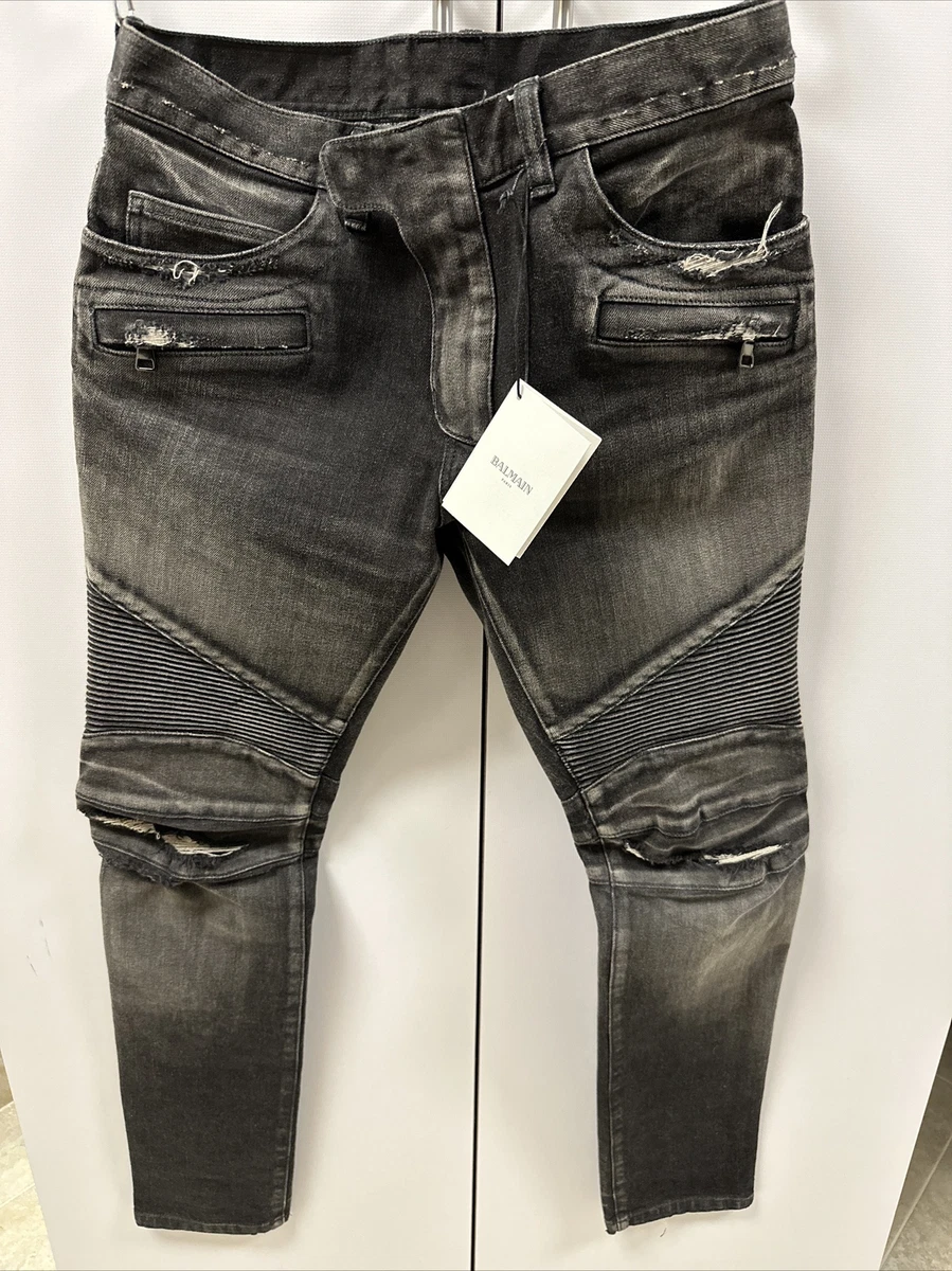 Biker jeans cheap homme