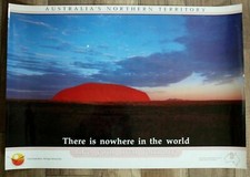 Australia Northern Territory 1990s Desert Uluru Ayers Rock Mt Olga Poster VF