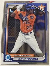 2024 Bowman 1st Chrome Prospect German Ramirez #BCP-93 Houston Astros.