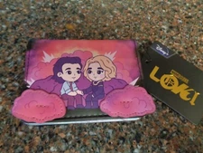 Marvel Sylvie & Loki Chibi Clouds Cardholder ID Wallet Brand NEW Bioworld