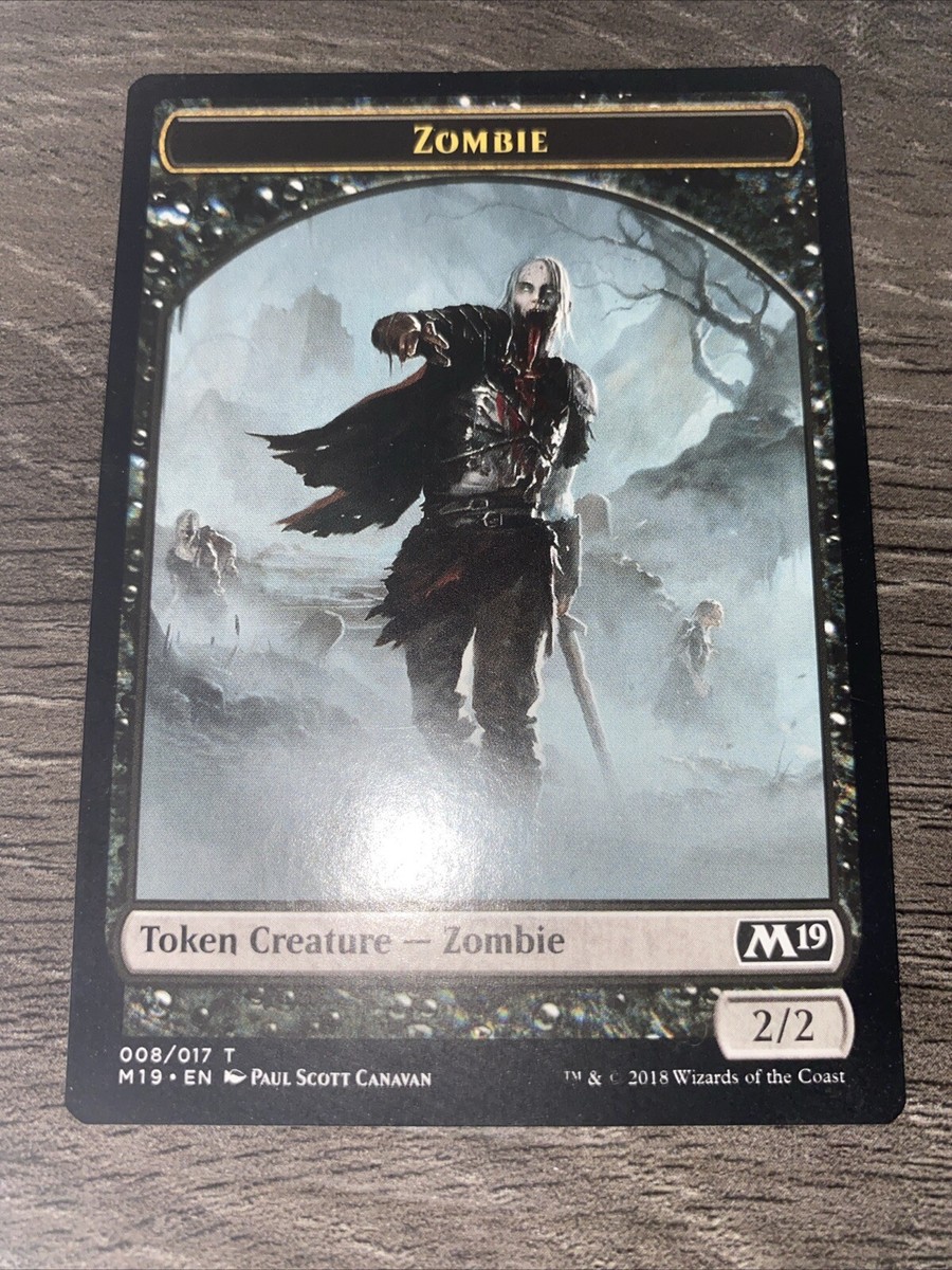 Zombie Token (008/017) M19 MTG Magic The Gathering NM | eBay Zombie Token (008/017) M19 MTG Magic The Gathering NM | eBay