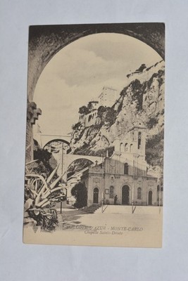 Sainte-Devote Chapel in Monte Carlo, Monaco Postcard