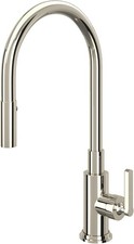 Rohl Lombardia A3430LMPN-2 Polished Nickel Single Hole Pull Down Kitchen Faucet