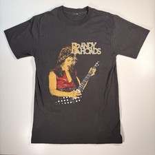 Vintage 1982 Randy Rhoads Memorial Shirt Large