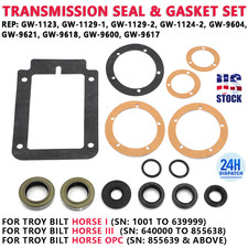 Transmission Seal & Gasket Set #GW-1129 For Troy Bilt Horse I III & OPC Tillers