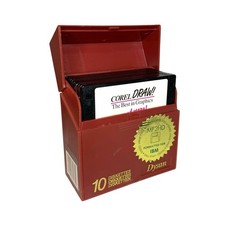 CorelDRAW Vintage 3.5" Floppy Disk Software Set Complete 12 Discs Graphics Suite