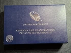 2012 American Eagle San Francisco Two Coin Silver Proof Set, Box/COA