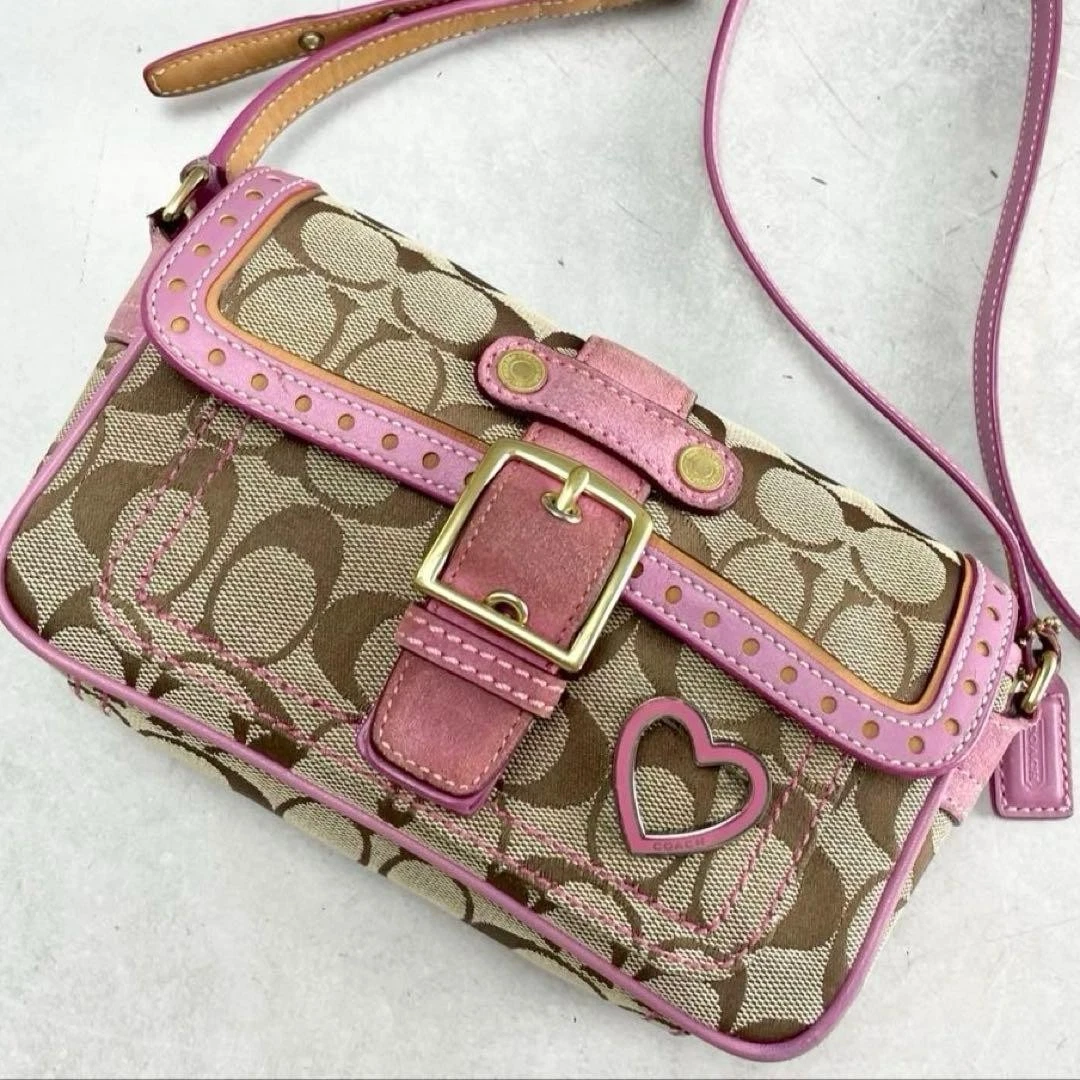 Coach Pink Soho Handbag for sale | eBay