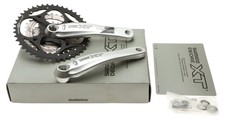 Shimano Deore XT FC-M752 9 Speed Crank Hollowtech 175mm Silver 44/32/22t NOS NEW