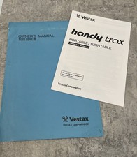 VESTAX Handy Trax Portable / Turntable OWNER’S MANUAL 2002