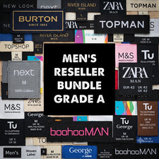 Men’s Clothing Reseller Bundle Job Lot High Street Brands Grade A 20 items = £10