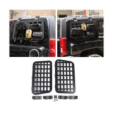 PIUGILH Rear Window Storage Molle Panel Kit for Hummer H3 2005-2009, Rear Win...
