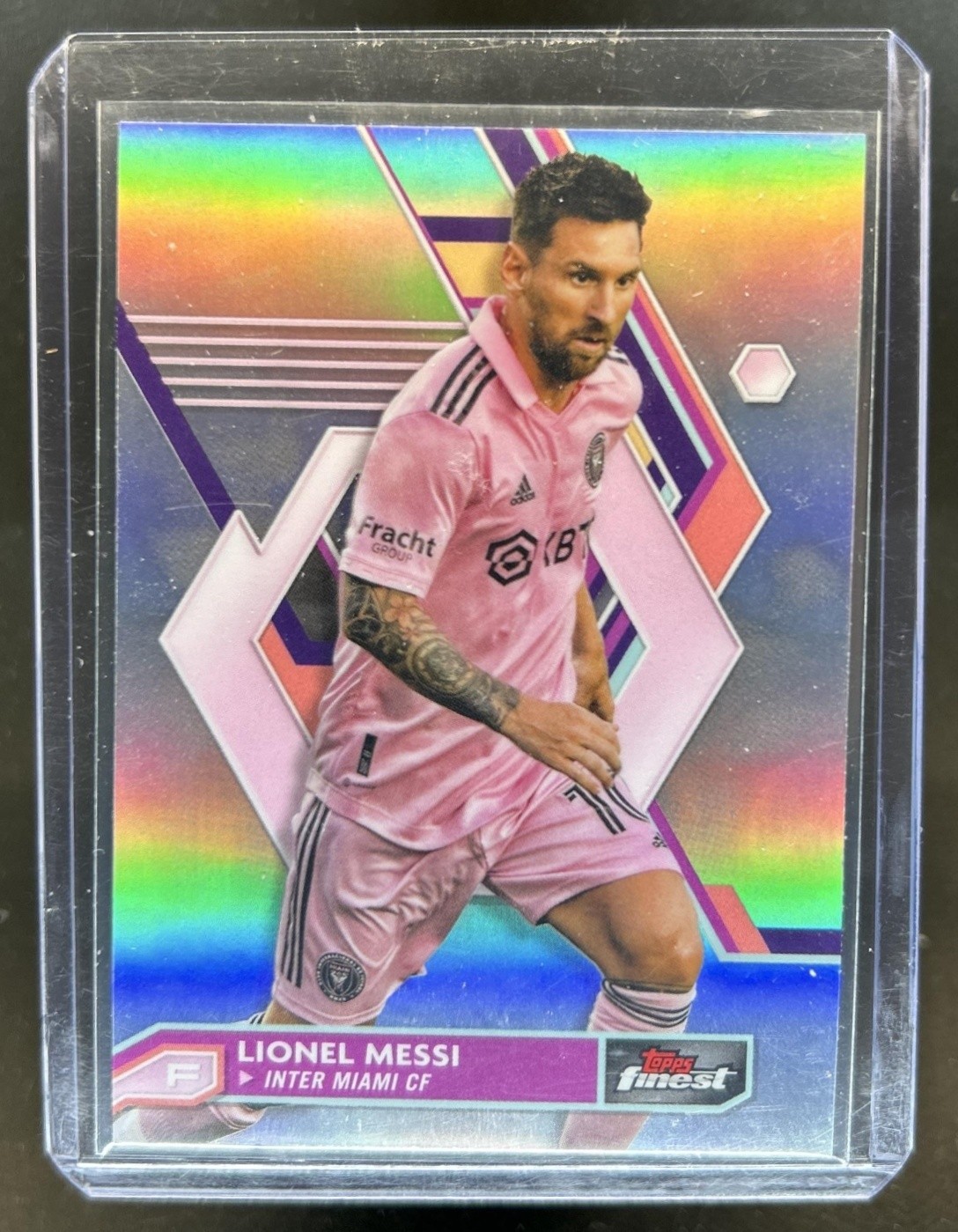 2023 Topps Finest MLS Lionel Messi Refractor #1 Inter