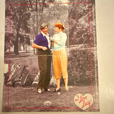 International Collectors Society I Love Lucy The Golf Lesson CY4 #0002 COA